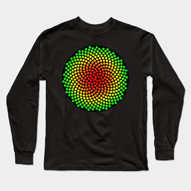 Phyllotaxis-004 Long Sleeve T-Shirt by rupertrussell